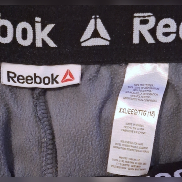 Reebok grey sweatpants Like New! Boys size XXL 18 - Picture 5 of 5